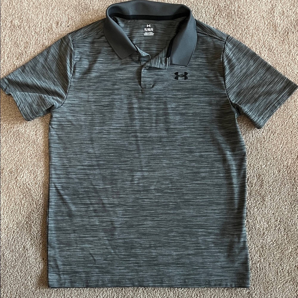Under Armour Boy’s  Charcoal Polo Shirt